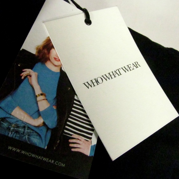 WhoWhatWear Dress Size XXL Black Slit Sides - Picture 4 of 7